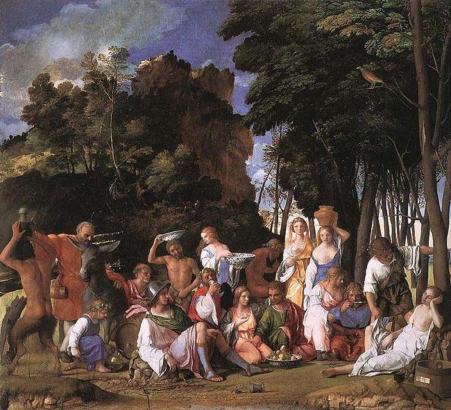 Giovanni Bellini The Feast of the Gods oil painting picture
